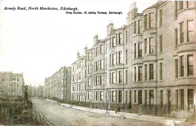 Postcard by an unidentified publisher  -  Craiglockhart Primary School, Ashley Terrace, North Merchiston  -  Early 1900s