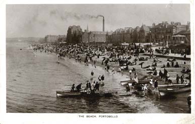 Post Card - Portobello Beachj - William Thyne