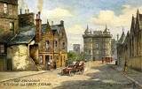 Raphael Tuck "Oilette" postcard  -  Holyrood Abbey and Strand