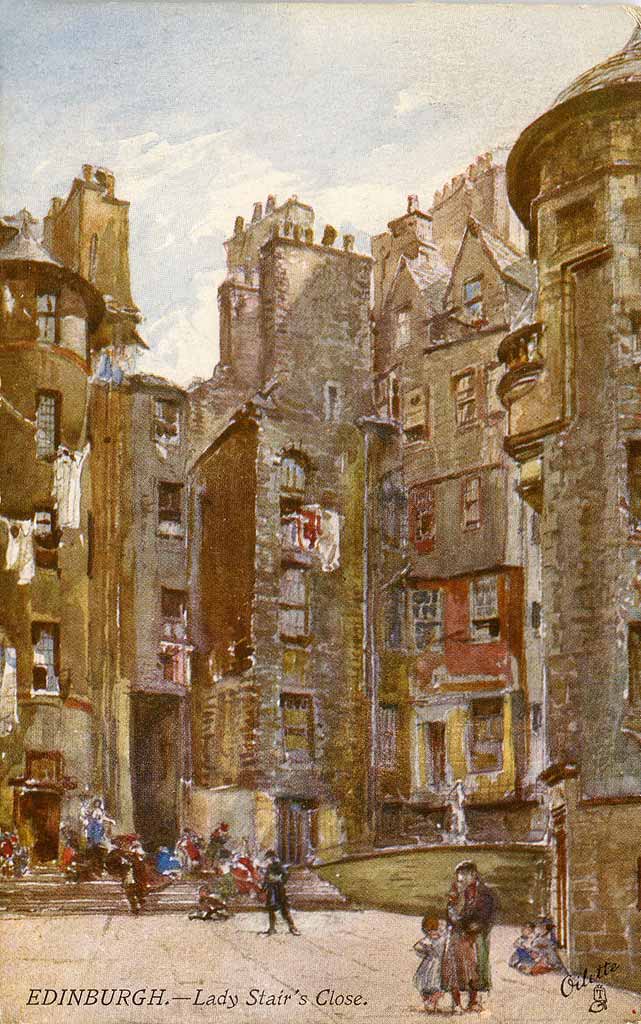 Raphael Tuck "Oilette" postcard  -  Lady Stair's Close