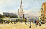 Raphael Tuck "Art" postcard  -  Princes Street