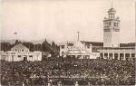 A Valentine "XL Series Real Photograph" Postcard of a Busy Day at the Scottish National Exhibition, Edinburgh, 1908