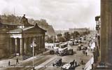 Looking to the west along Princes Street from close to the National Galleries, 1931