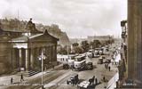 Looking to the west along Princes Street from close to the National Galleries