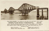 Postcard by Valentine  -   The Forth Bridge  -  1890