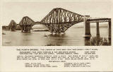 Postcard by Valentine  -   The Forth Bridge  -  Opened 1890