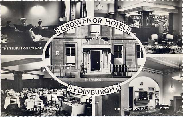 Grosvenor Hotel, 5-22 Grosvenor Street, Edinburgh  -  Photographs taken 1957