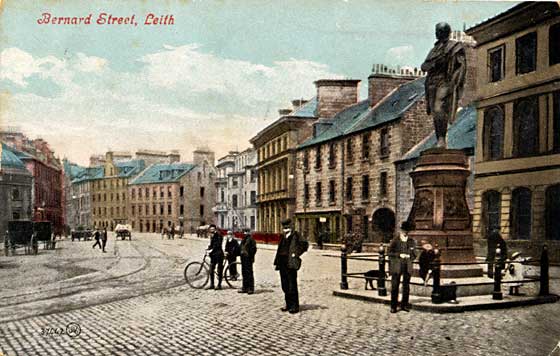 ernard Street, Leith  -  A Valentine Postcard, Photographed 1902