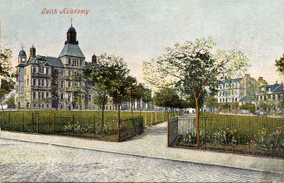 Leith Primary School, Leith Links  -  A Valentine Postcard