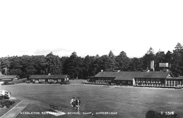 Valentine Postcard  -  Middleton School Camp, Gorebridge, Midlothian