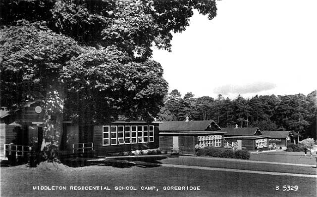 Valentine Postcard  -  Middleton School Camp, Gorebridge, Midlothian
