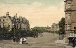 Murrayfield Avenue, Edinburgh  -  A Valentine Postcard, posted 1906