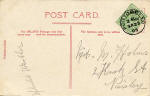 Portobello High Street  - The back of a Valentine Postcard, 1905