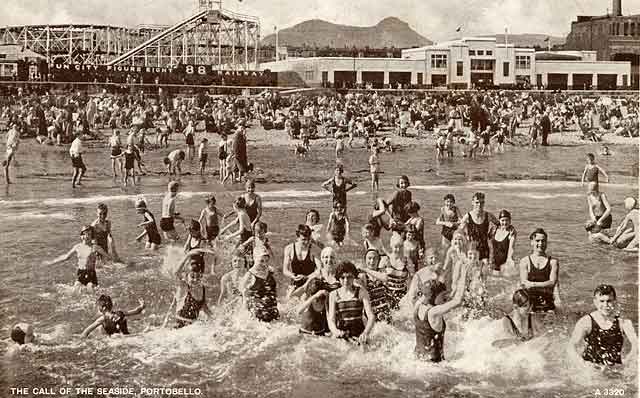 Valentine Postcard - 'The Call of the Seaside, Portobello' - 1935