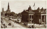 Valentine Postcard  -  View to the east along Princes Street, from Frederick Street  -  sepia