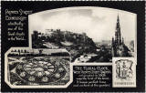 Postcard by Valentine  -  Princes Street and the Floral Clock in West Princes Street Gardens  -  Which year?