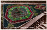 Postcard by Valentine  -  Floral Clock in Princes Street Gardens  -  1938