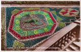 Postcard by Valentine  -  Floral Clock in Princes Street Gardens  -  1938