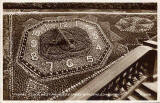 Postcard by Valentine  -  Floral Clock in Princes Street Gardens  -  1938