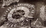 Postcard by Valentine  -  Floral Clock in Princes Street Gardens  -  1948