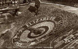 Valentine Postcard  -  Floral Clock in Princes Street Gardens, Edinburgh  -  1953