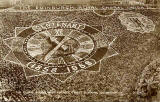 Valentine Postcard  -  Floral Clock in Princes Street Gardens, Edinburgh  -  1958