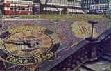 Valentine Postcard  -  Floral Clock in Princes Street Gardens, Edinburgh  -  1958