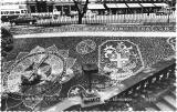 Postcard by Valentine  -  Floral Clock in Princes Street Gardens  -  1960