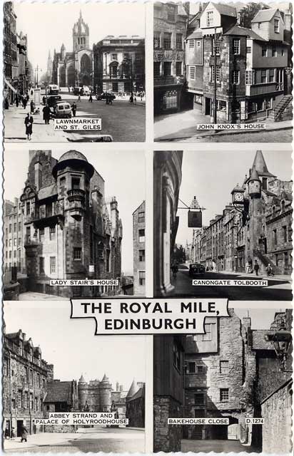 Postcard  -  Valentine & Co  -  Holyrood Palace in Winter