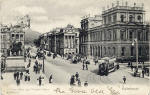 East End of Princes Street  -  looking East  -  Post card by Marshall Wane  -  enlarged