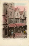 Marshall Wane  -  Postcard of an exhibit in the1886 Exhibition  -  Edinburgh Old Town, Black Turnpike