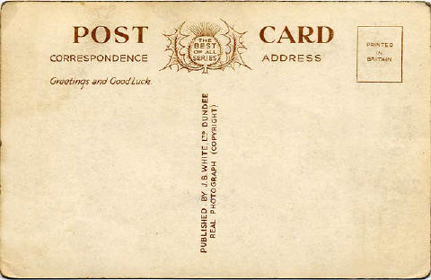 The back of a J B White postcard, No 3330  -  A peep of Joppa