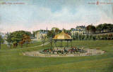 Bandstand in Dunfermline Public Park  -  WR&S Reliable Series Postcard, posted 1909