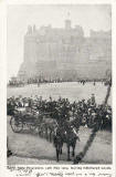 Postcard by W R & S  -  The Royal State Procession, 13th May 1903, leaving Edinburgh Castle.
