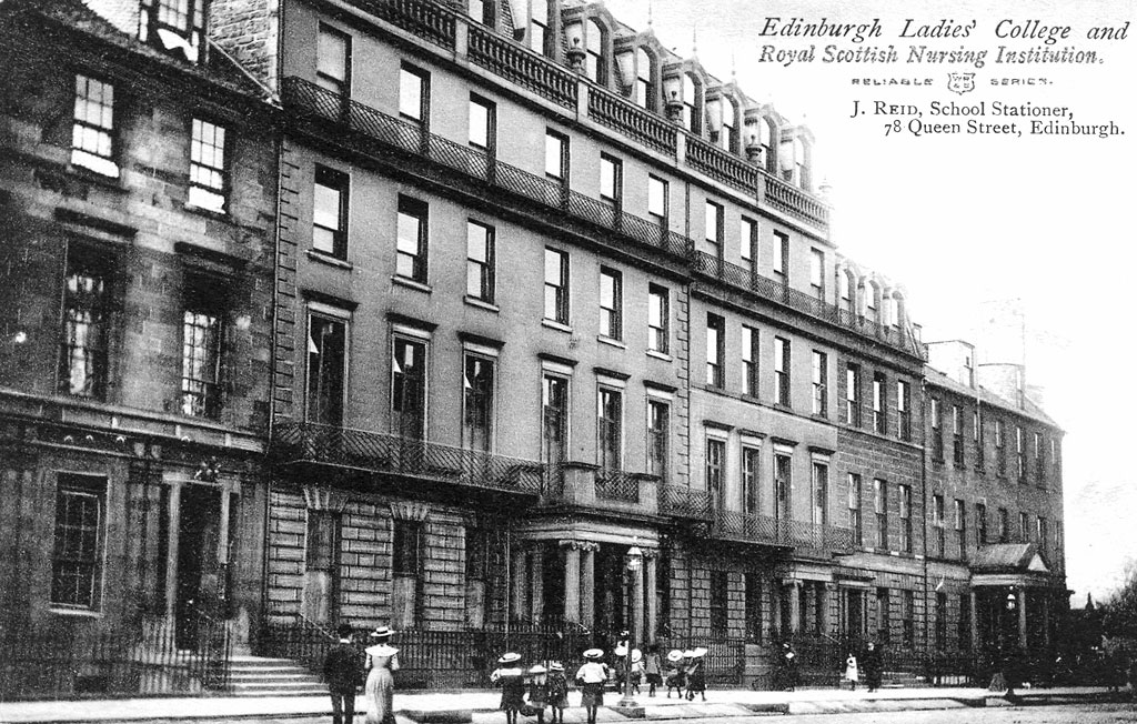 Edinburgh Ladies' College & Royal Scottish Nursing Institute, 78 Queen Street  -  Postcard by WR&S Ltd