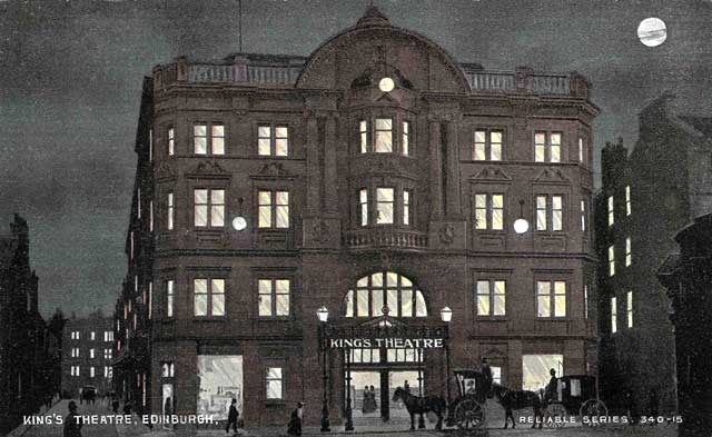 The King's Theatre, Tollcross, Edinburgh  -  WR&S Postcard - 'Reliable Series'