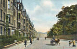 W R and S Postcard  -  Bruntsfield, Warrender Park Road  -  Possted 1906