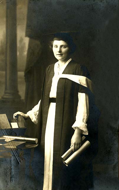 Postcard Portrait of Anneke's Grandmother  -  From the studio of John Bambrick