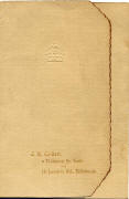 J R Coltart   -  Folder to contain a postcard portrait of a baby