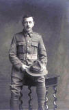 Postcard portrait of a Soldier  -  from the Campbell Harper studio