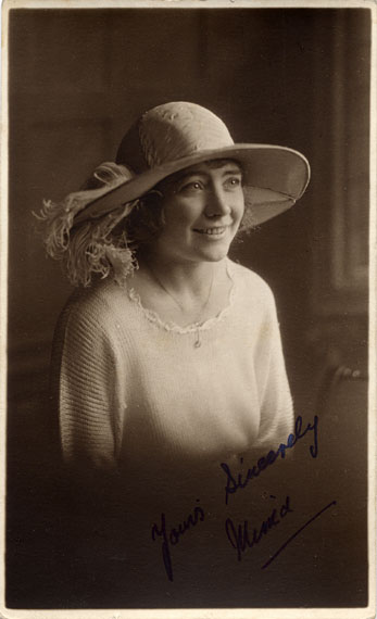 GR Mackay  -  Postcard Portrait  -  Girl wearing a Hat