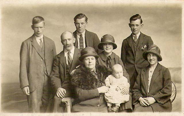Postcard from Morriso's Studio - A family group - Postcard No 2691