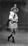 Postcard Portrait from the studio of Alec Roberts,Piershill, Edinburgh  -  Allan Dodds' mother, photographed in Welsh Outfit, around 1926