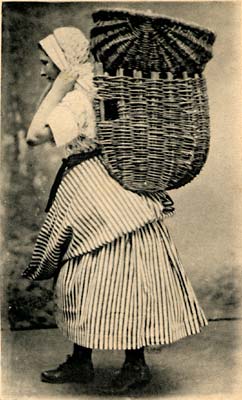 Valentine Postcard - Newhaven Fishwife Costume