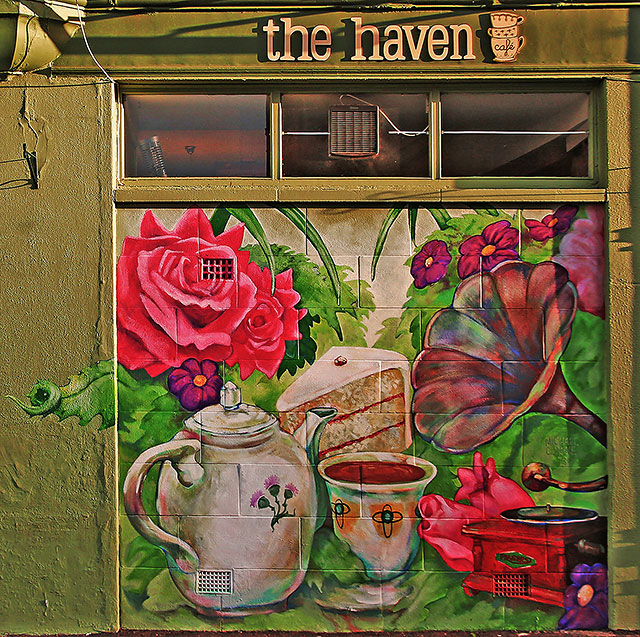 The Haven - cafe at 9 Anchorfield, on the corner of Hawthornvale