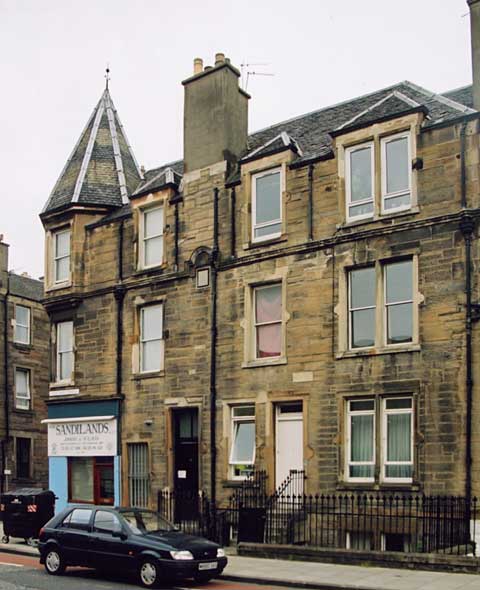 No 20. Angle Park Terrace  -  Home of John Center, Edinburgh professional photographer and bagpipe maker