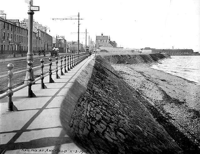 Annfield  -  View to the East towards Newhaven, 1910