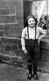 Graham Lonie as a child, dressed as a Newhaven fisherman for the Newhaven Pageant in 1953