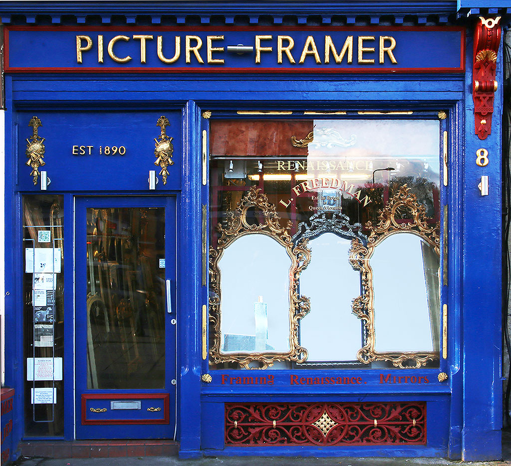 L Freedman, Picture Framer, 8 Antigua Street, Leith Walk, Edinburgh