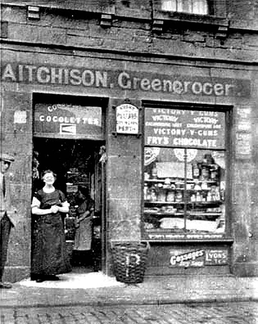 Thomas Cullen's Shop at 37 Arthur Street, around 1920